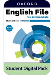 Цифровий підручник English File Fifth edition Pre-intermediate DIGITAL Student's Pack