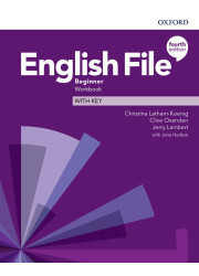 Зошит English File 4th Edition Beginner Workbook with key