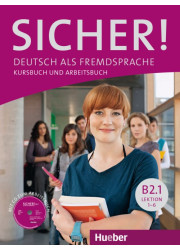 Підручник і зошит Sicher! B2.1 Kursbuch und Arbeitsbuch mit Audio-CD zum Arbeitsbuch Lektion 1–6