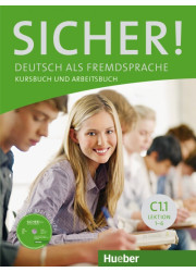 Підручник і зошит Sicher! C1.1 Kursbuch und Arbeitsbuch mit CD zum Arbeitsbuch Lektion 1–6