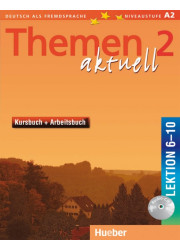 Підручник і зошит Themen aktuell 2 Kursbuch + Arbeitsbuch mit Audio-CD, Lektion 6-10
