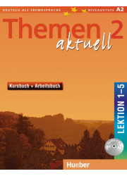 Підручник і зошит Themen aktuell 2 Kursbuch + Arbeitsbuch mit  Audio-CD, Lektion 1–5