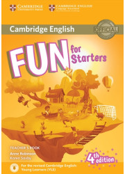 Книга вчителя Fun for Starters 4th Edition Teacher's Book with Downloadable Audio