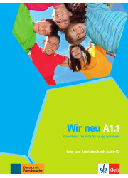 Підручник і зошит WIR neu A1.1 Lehr- und Arbeitsbuch mit Audio-CD