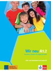 Підручник і зошит WIR neu A1.2 Lehr- und Arbeitsbuch mit Audio-CD