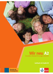 Підручник WIR neu A2 Lehrbuch mit Audio-CD