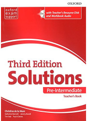 Книга вчителя Solutions 3rd Edition Pre-Intermediate Teacher's Book