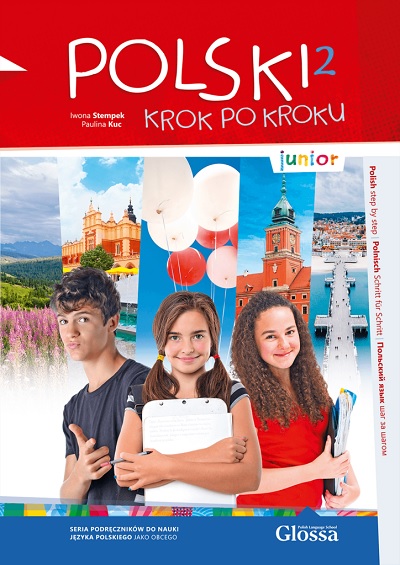 Підручник Polski krok po kroku Junior 2 Podrecznik + Mp3 CD  Студентам та дорослим  Glossa