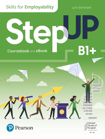  Підручник Step Up - Skills for Employability Self-Study B1+ Student's book with eBook  Студентам та дорослим  Pearson Education