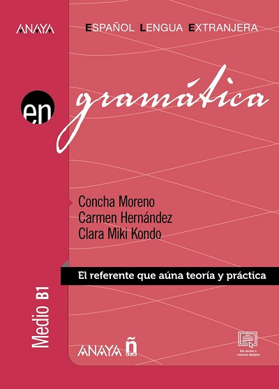  Книга Gramática. Gramática. Nivel medio B1 (Ed. 2022)  Граматика  Anaya ELE