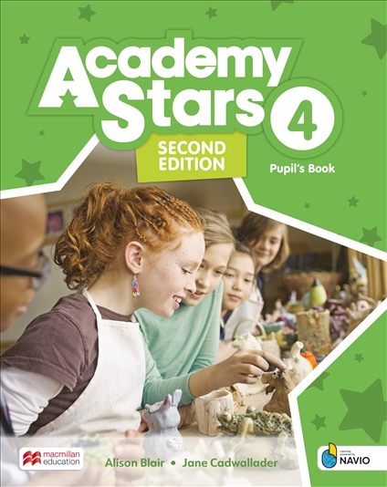  Підручник Academy Stars 2nd Edition 4 Pupil's Book with Digital Pupil's Book and Pupil's App on Navio  Початкова школа  Macmillan Education
