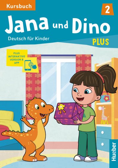  Підручник Jana und Dino PLUS 2 Kursbuch plus interaktive Version  Дошкільнята  Hueber