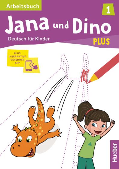  Зошит Jana und Dino PLUS 1 Arbeitsbuch plus interaktive Version  Дошкільнята  Hueber