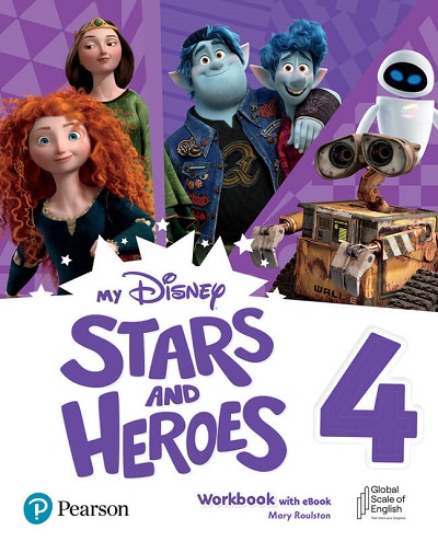  Робочий зошит My Disney Stars and Heroes 4 Workbook with eBook  Початкова школа  Pearson Education