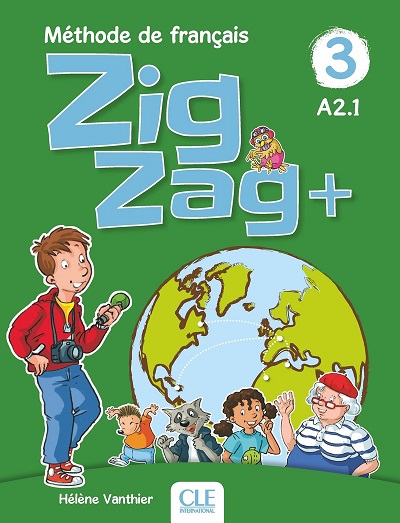  Підручник ZigZag+ 3 Livre de l'élève avec CD audio  Середня і старша школа  CLE International