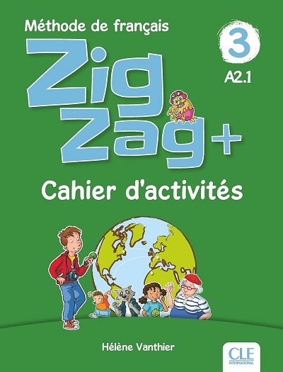  Зошит Zigzag + 3 Cahier d'activités  Початкова школа  CLE International
