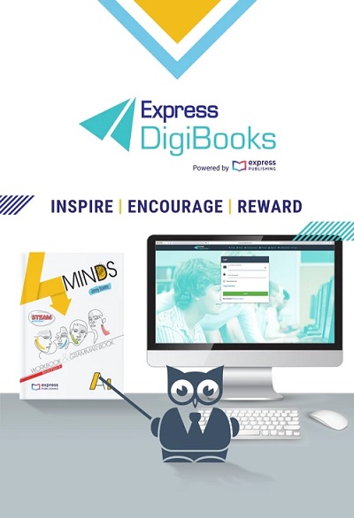  Цифровий ресурс 4Minds A1 Workbook & Grammar Book Digibook Application  Середня і старша школа  Express Publishing