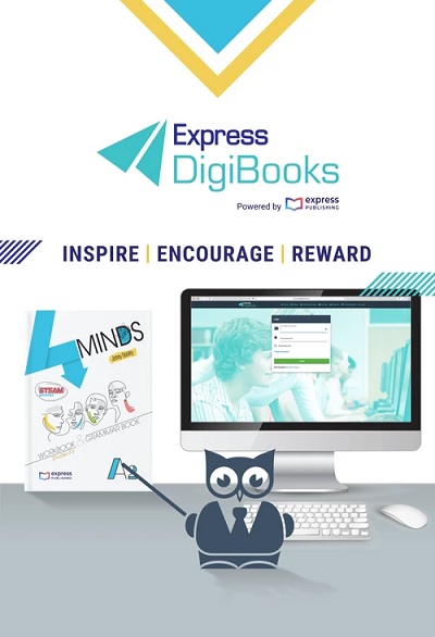  Цифровий ресурс 4Minds A2 Workbook & Grammar Book Digibook Application  Середня і старша школа  Express Publishing
