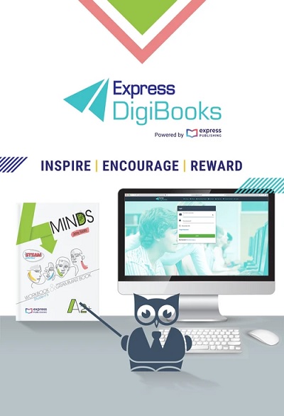  Цифровий ресурс 4Minds A2+ Workbook & Grammar Book Digibook Application  Середня і старша школа  Express Publishing