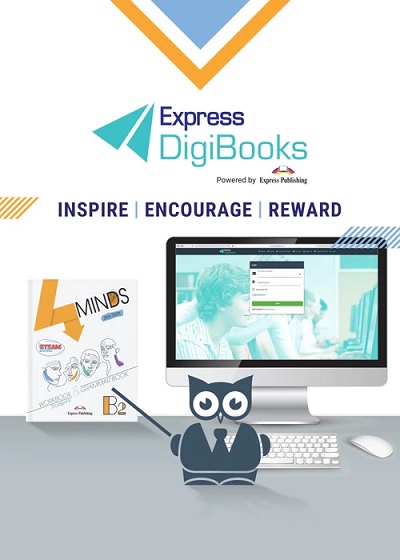  Цифровий ресурс 4Minds B2 Workbook & Grammar Book Digibook Application  Середня і старша школа  Express Publishing