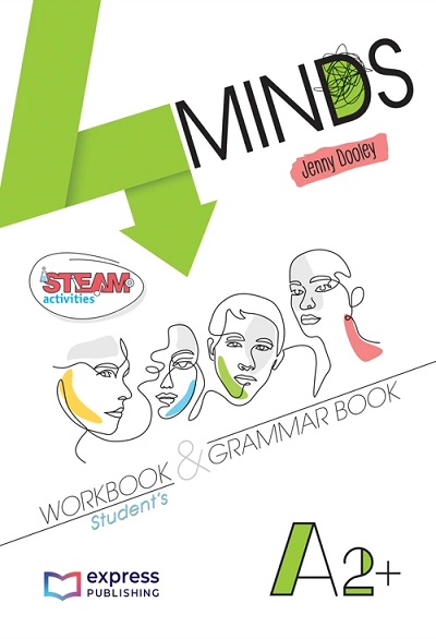  Зошит 4Minds A2+ Workbook & Grammar Book with DigiBooks App  Середня і старша школа  Express Publishing