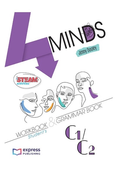  Зошит 4Minds C1/C2 Workbook & Grammar Book with DigiBooks App  Середня і старша школа  Express Publishing