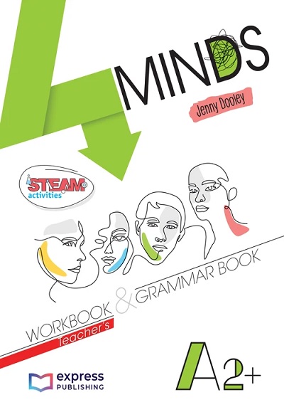  Зошит вчителя 4Minds A2+ Workbook & Grammar Book Teacher`s with DigiBooks App  Середня і старша школа  Express Publishing