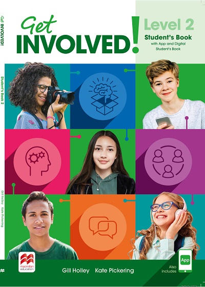  Підручник Get Involved for Ukraine 2 Student's Book with App and Digital Student's Book  Середня і старша школа  Macmillan Education