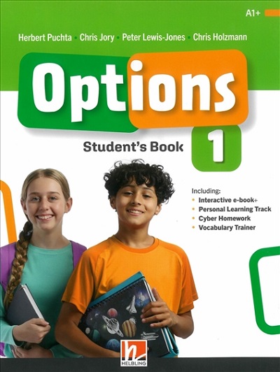  Підручник Options 1 Student's Book with e-zone  Середня і старша школа  HELBLING English
