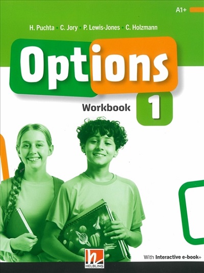  Зошит Options 1 Workbook with e-zone  Середня і старша школа  HELBLING English