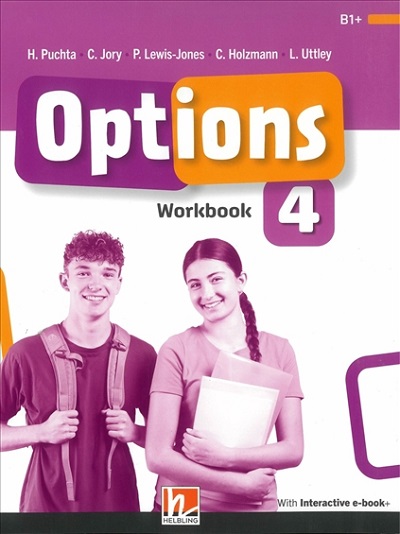  Зошит Options 4 Workbook with e-zone  Середня і старша школа  HELBLING English
